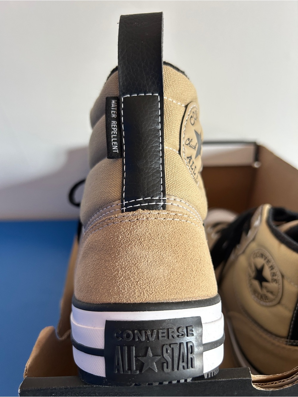 Converse Chuck Taylor All Star Berkshire Boot Nomad Khaki/Black/White M8 W10 - Picture 9 of 10